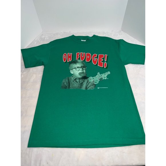 New Men's Oh Fudge A Christmas Story Tee Size Medium - Picture 2 of 5